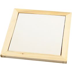 Onderzetter met houten lijst
