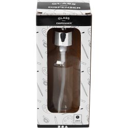 Zeeppomp, H: 19,3 cm, d 6,3 cm, 230 ml, helder, 1 stuk