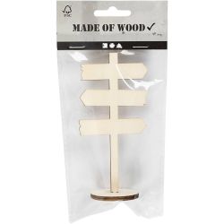 Bord op voet, H: 12 cm, B: 6 cm, 1 stuk