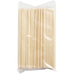 Ronde stokken, L: 15 cm, d 4 mm, 100 stuk/ 1 doos