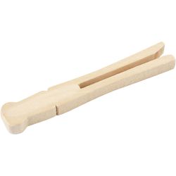 Wasknijpers, L: 9,5 cm, B: 1,4 cm, 6 stuk/ 1 doos