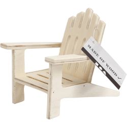 Tuinstoel, H: 9 cm, D: 9 cm, B: 7,5 cm, 1 stuk