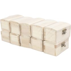 Schatkist, D: 4,9 cm, L: 9 cm, B: 5,2 cm, 10 stuk/ 1 doos