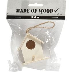 Vogelhuis, 6x6 cm, 1 stuk