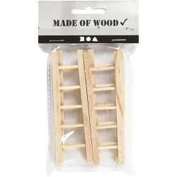 Ladder, afm 10x3,5 cm, 6 stuk/ 1 doos