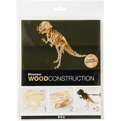3D konstruksjonsfigur, dinosaur, 33x8x23 cm, 1 stk.