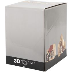 3D Houten Constructie Set, 24 stuk/ 1 doos