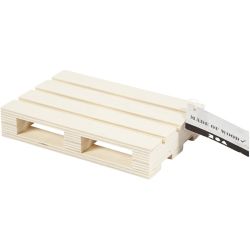 Mini pallet, 2,5 cm, 12 cm, 8 cm, 1 stuk