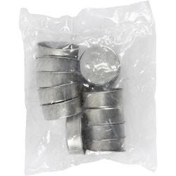 Kaarsenhouders, H: 15 mm, d 44 mm, 12 stuk/ 1 doos