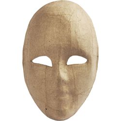 Volledig masker, 23 cm, 16 cm, 1 stuk
