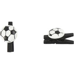 Knijper met voetbal