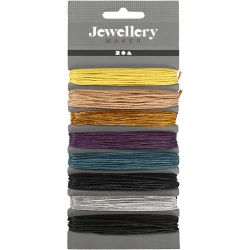 Katoenkoord, dikte 1 mm, diverse kleuren, 8x5 m/ 1 doos