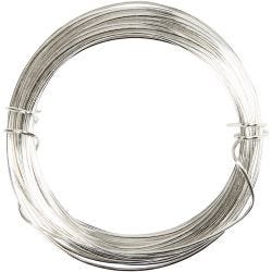 Verzilverd draad, dikte 0,4 mm, verzilverd, 20 m/ 1 rol