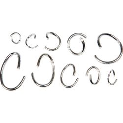 Assortiment ovale en ronde springringen