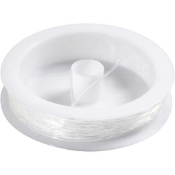 Elastisch koord, rond, 1 mm, 10m/ 1 rol
