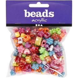 Figuur Kralen, d 10 mm, gatgrootte 3 mm, 65 gr, 125 ml/ 1 doos