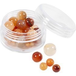 Kralen van agaat, 1x10, 12x8, 15x6 mm, 0,9-1 mm, lichtbruin, 28stuk/ 1 doos