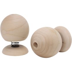 Houten stuiterfiguur