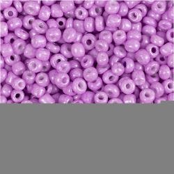 Rocaille Seed Beads, dia. 3 mm, size 8/0, hole size 0,6-1,0 mm, soft pink, 25 g/ 1 pack