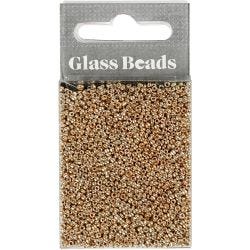 Rocailles, d 1,7 mm, afm 15/0, gatgrootte 0,5-0,8 mm, roze goud, 25 gr/ 1 doos