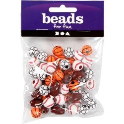 Sport kralen, afm 11-15 mm, gatgrootte 3-4 mm, diverse kleuren, 45 gr/ 1 doos