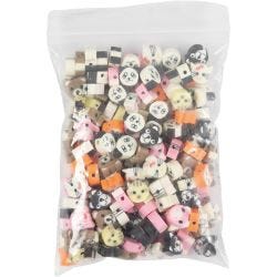 Figuurkralen, dieren, d 10 mm, gatgrootte 1,5 mm, 200 div/ 1 doos