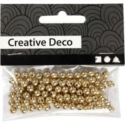 Waskralen, d 5 mm, gatgrootte 0,7 mm, goud, 100 stuk/ 1 doos