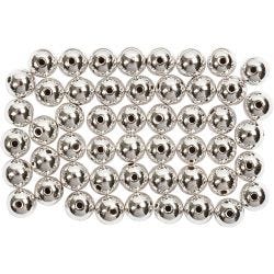Waskralen, d 5 mm, gatgrootte 0,7 mm, zilver, 100 stuk/ 1 doos