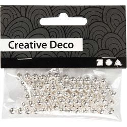 Waskralen, d 5 mm, gatgrootte 0,7 mm, zilver, 100 stuk/ 1 doos