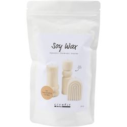 Sojawas, Voor kaarsen die op zich staan, crème, 250 gr/ 1 doos