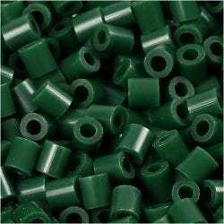 Foto kralen, afm 5x5 mm, gatgrootte 2,5 mm, medium, donkelgroen (9), 6000 stuk/ 1 doos