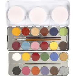 Schmink, diverse kleuren, 24 kleur/ 1 set