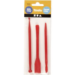 Boetseerstaafjes, L: 14,5 cm, rood, 3 stuk/ 1 doos