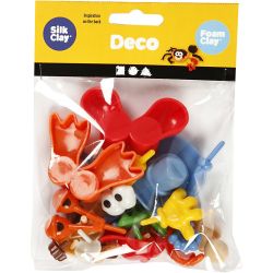 Lichaamsdelen, afm 0,8-6,8 cm, diverse kleuren, 26 stuk/ 1 doos