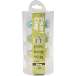 Pearl Clay®, diverse kleuren, 3x25+38 gr, 1 set