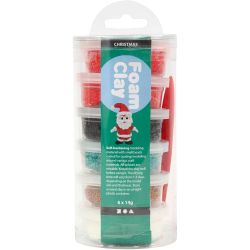 Foam Clay®, Kerst verf, 6x14 gr/ 1 doos