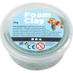 Foam Clay®, donkergroen, 35 gr/ 1 Doosje