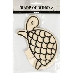 Figuur om te decoreren, schildpad, 10 cm, 1 stuk