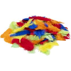 Dons, L: 7-15 cm, diverse kleuren, 100 gr/ 1 zak