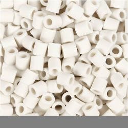 BioBeads van NABBI, afm 5x5 mm, gatgrootte 2.5 mm, medium, wit, 1000 stuk/ 1 doos