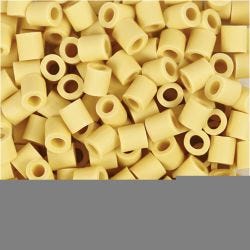 BioBeads van NABBI, afm 5x5 mm, gatgrootte 2.5 mm, medium, geel, 1000 stuk/ 1 doos