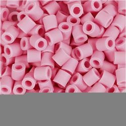 BioBeads van NABBI, afm 5x5 mm, gatgrootte 2.5 mm, medium, roze, 1000 stuk/ 1 doos