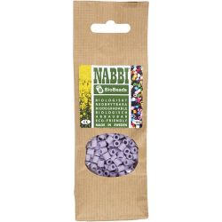 BioBeads van NABBI, afm 5x5 mm, gatgrootte 2.5 mm, medium, paars, 1000 stuk/ 1 doos