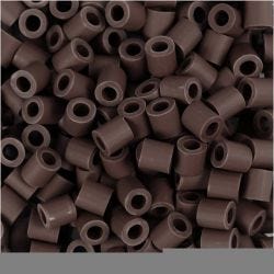 BioBeads van NABBI, afm 5x5 mm, gatgrootte 2.5 mm, medium, bruin, 1000 stuk/ 1 doos