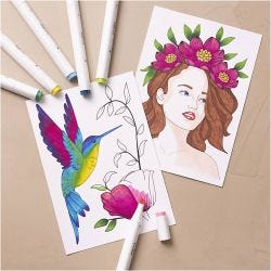 Starter Hobbyset Inkleuren, Tekenstift, 1 doos