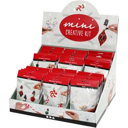 Tafeldisplay met creative mini kits