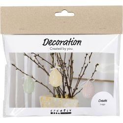 Mini Hobbyset Decoratie, Eieren, pastelkleuren, 1 doos