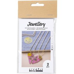 Mini Hobbyset Sieraden, Vriendschapskettingen van krimpfolie, 1 doos