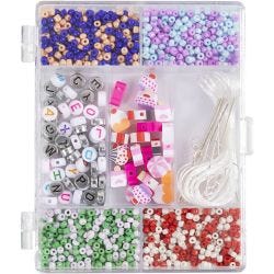 Creatieve Box Sieraden, Snoepmix, pastelkleuren, 1 doos