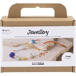 Mini Hobbyset Sieraden, Stoere halsketting, kleurrijk, 1 doos